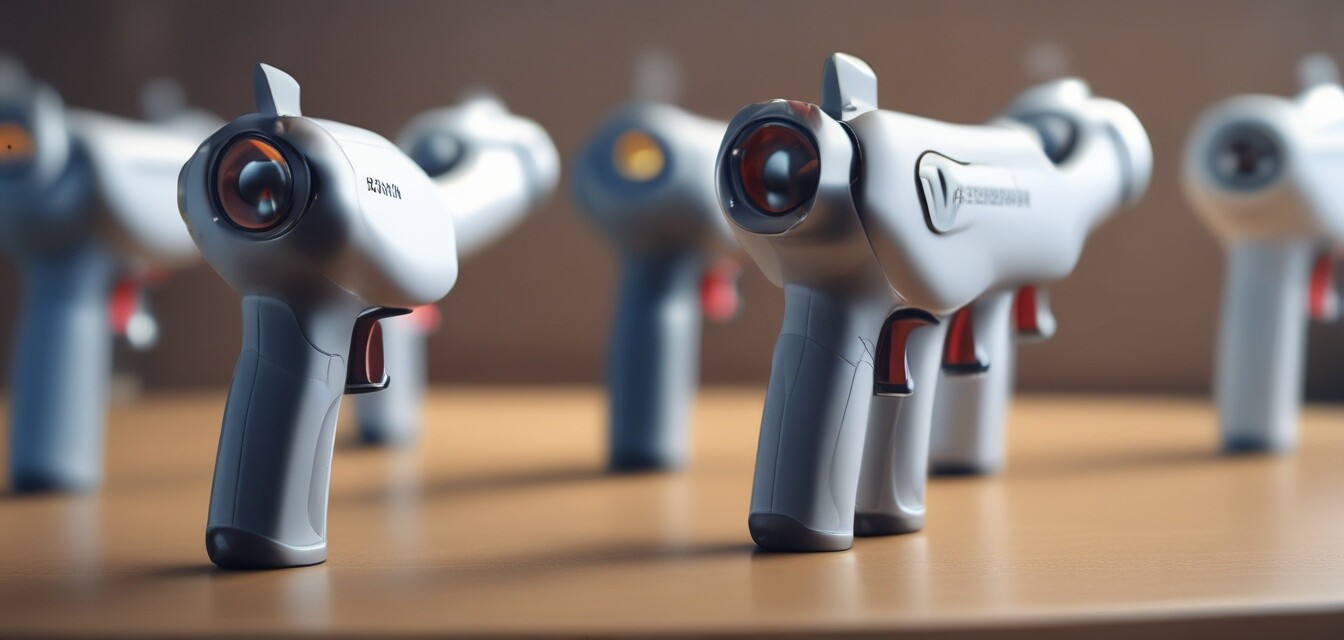 Various pistolets de massage